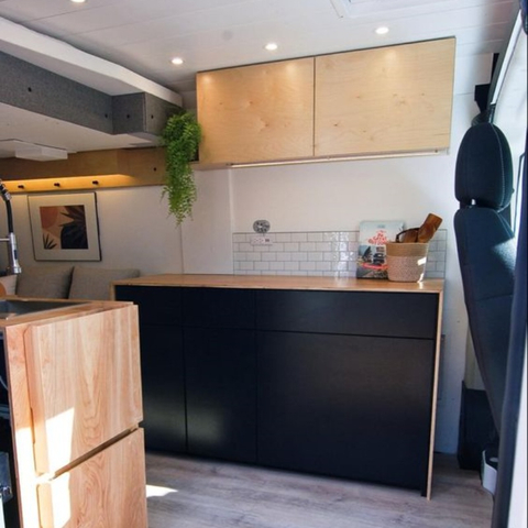 Armoire de cuisine en aluminium légère pour camping-car, Style nordique, en aluminium, pour camping-car