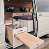 Meubles de cuisine américaine en aluminium pour caravane rv avec tiroirs, rangement multifonction, armoire de cuisine rv