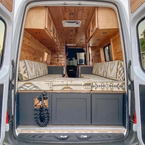 Meubles de camping-car en aluminium haut de gamme, canapé-lit léger et peu encombrant avec tiroirs