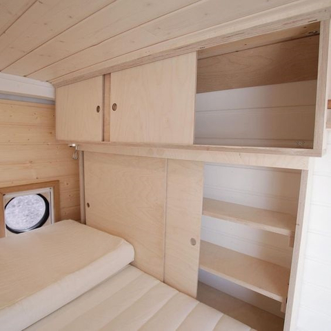 Porte coulissante adaptée aux besoins du client de Cabinet de mur de RV de poids léger de meubles de rénovation de Van