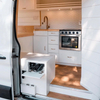 Armoire de cuisine RV de haute qualité avec tiroirs, panneau en nid d'abeille en aluminium, accessoires de camping-car