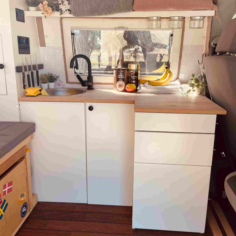 Biens multi en aluminium légers de Cabinet de fonction de sprinter de buffets de rv