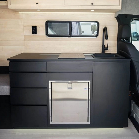 Armoire de cuisine légère de haute qualité pour camping-car, camping-car, avec tiroirs, accessoires d'intérieur en aluminium ignifuge et étanche