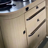 Cabinet de cuisine en aluminium léger imperméable d'accessoires faits sur commande de cuisine de RV 