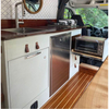 Armoire de cuisine en aluminium adaptée aux besoins du client de RV armoire multifonctionnelle solide sans déformation
