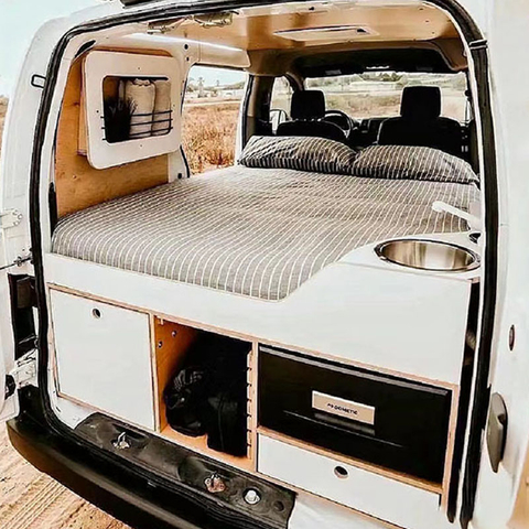 Armoire de luxe en aluminium légère pour camping-car, caravane, camping-car, lit personnalisé, haute qualité 