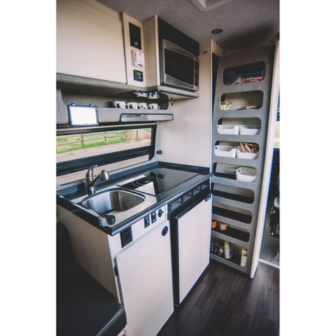 Ensemble d'armoires de camping-car en aluminium personnalisées, armoire de cuisine pour maison Mobile, solide et Durable sans déformation