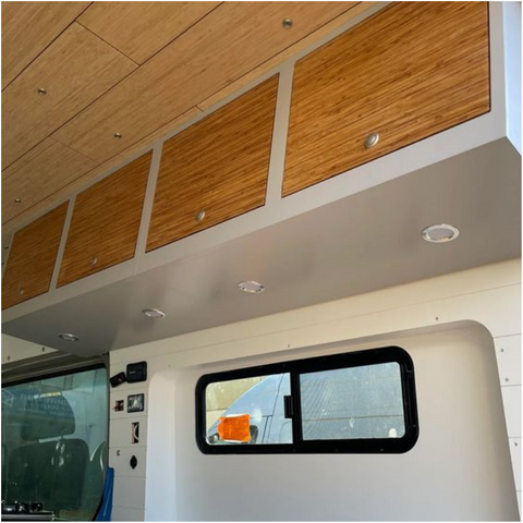 Meubles légers en aluminium pour camping-car, armoire murale, porte d'armoire à l'envers, Durable
