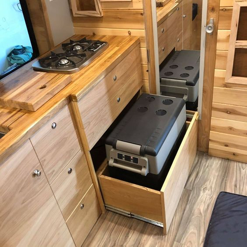 Armoires de cuisine RV personnalisées, étanches et ignifuges, accessoires de camping-car en aluminium avec tiroirs, offre spéciale 