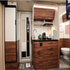 Armoires de cuisine composites en aluminium léger pour camping-car, meubles personnalisés imperméables et ignifuges pour camping-car 