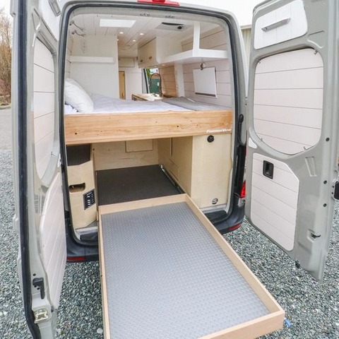 Lit personnalisé en aluminium pour camping-car, avec tiroirs, accessoires de camping-car légers, en vrac, offre spéciale