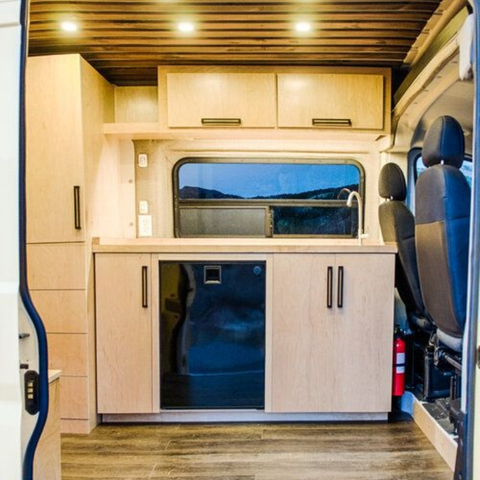 Armoire de cuisine de caravane en aluminium légère, la plus vendue, étanche et ignifuge