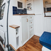 Armoire de cuisine légère et populaire pour camping-car, mobilier de camping-car en aluminium étanche avec évier