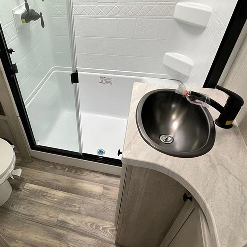 salle de douche pour camping-car