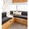 Meubles en aluminium de caravane professionnelle, sièges de canapé RV en aluminium avec tiroirs