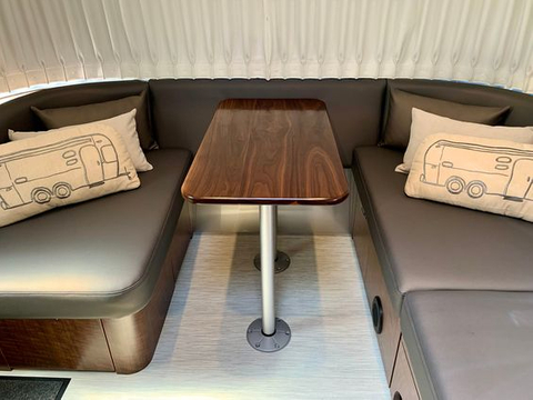 La Table élévatrice de camping-car en aluminium léger, ensemble de sièges de Table pour camping-car, est durable sans déformation