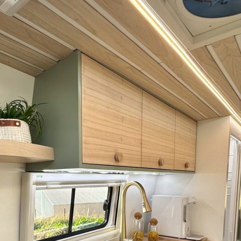 Cabinet en aluminium de camping-car en aluminium de Cabinet de RV de mode