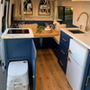 Armoire de cuisine légère de luxe pour camping-car, avec double tiroirs, accessoires pour camping-car