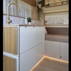 Cabinet de caravane en aluminium personnalisé personnel, serrure à boucle cachée, armoire de cuisine RV