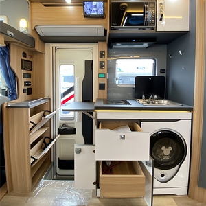 Accessoires de camping-car légers d'armoire de cuisine de caravane en aluminium faite sur commande multifonctionnelle d'usine