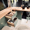 Armoire de cuisine pour maison Mobile, ensemble d'armoires de camping-car en aluminium personnalisées, solides et durables sans déformation